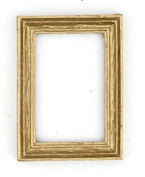Dollhouse Miniature Gold Frame/2Pcs
